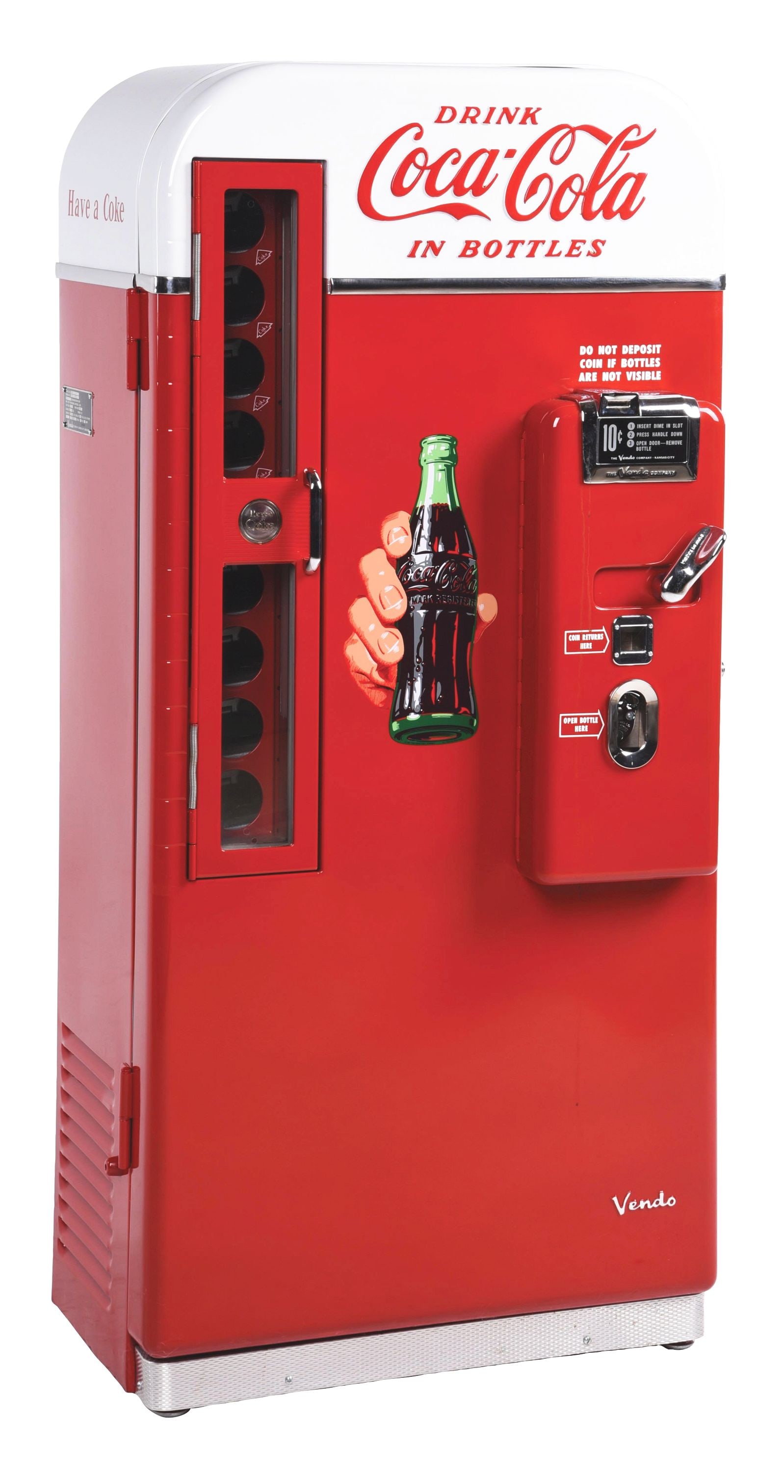 10¢ VENDO DRINK COCA-COLA IN BOTTLES VENDING MACHINE (1 of 4)
