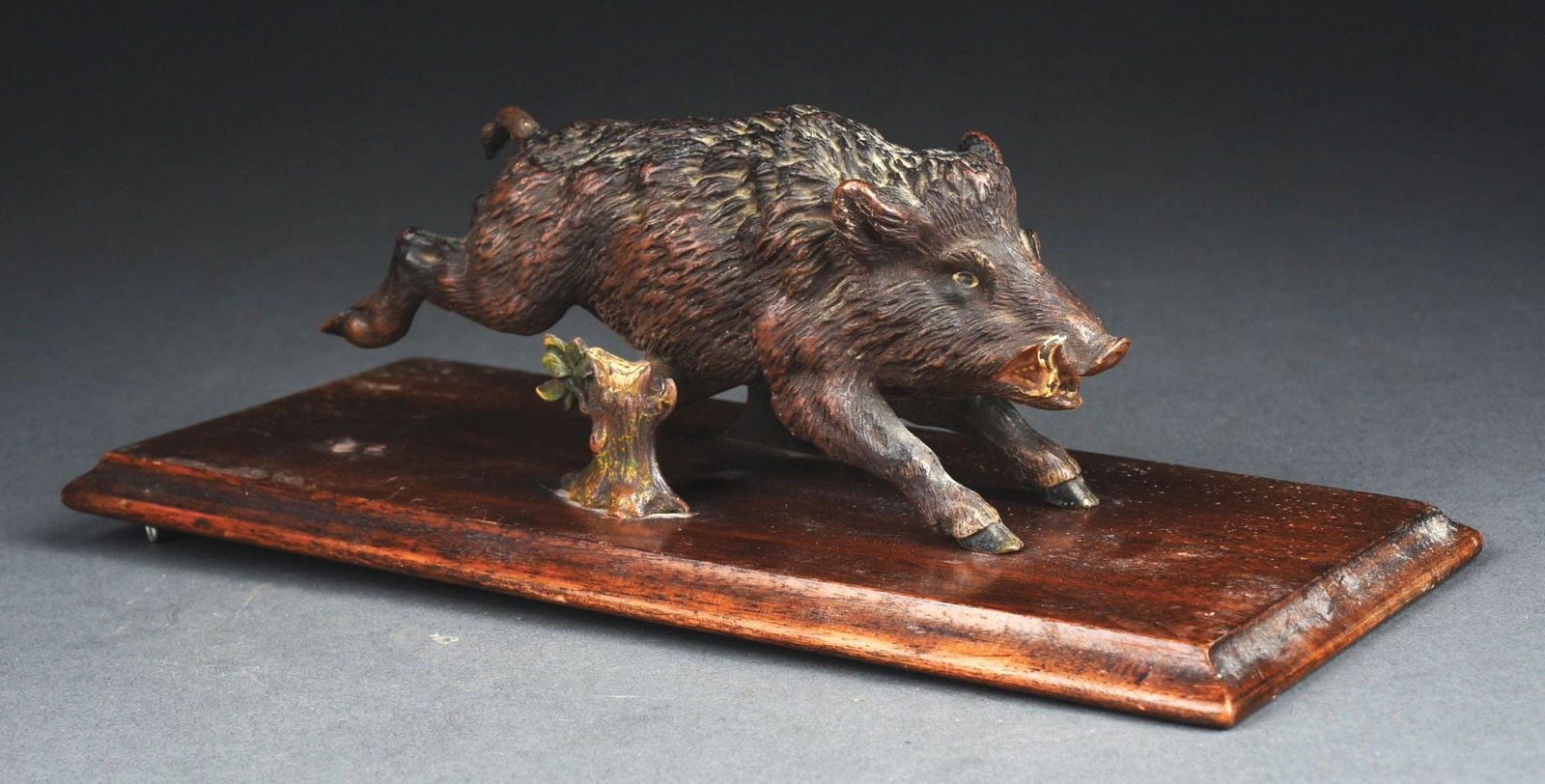 BRONZE WILD BOAR DOCUMENT HOLDER (1 of 5)