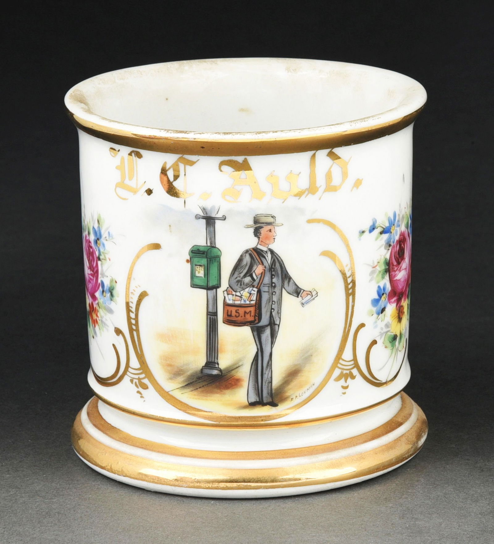 U.S. MAILMAN SHAVING MUG. (1 of 5)