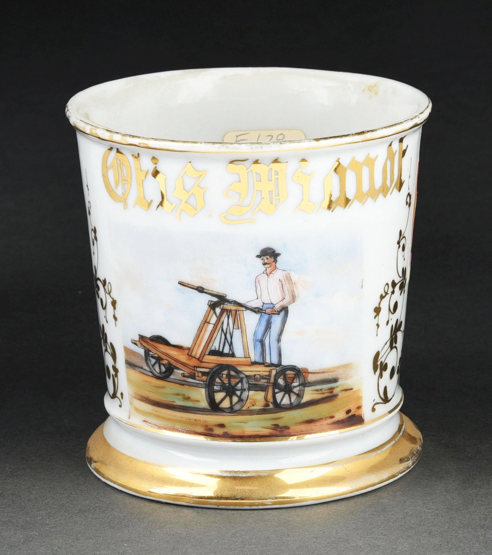 RAILROAD SURVEYOR SHAVING MUG (1 of 5)