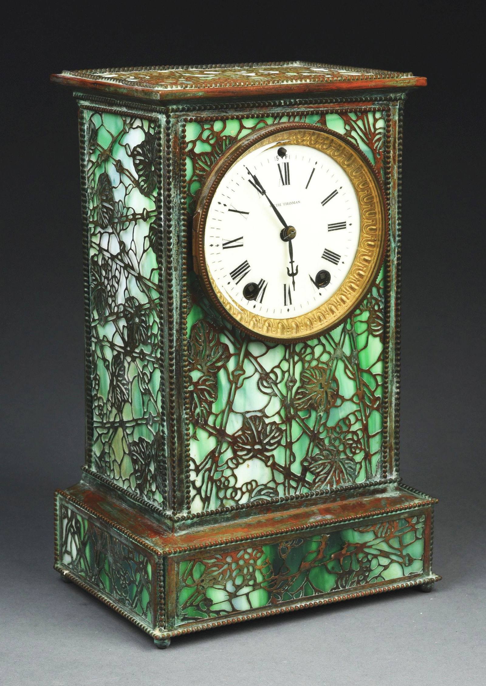 RIVIERE STUDIOS GRAPEVINE MANTEL CLOCK (1 of 6)