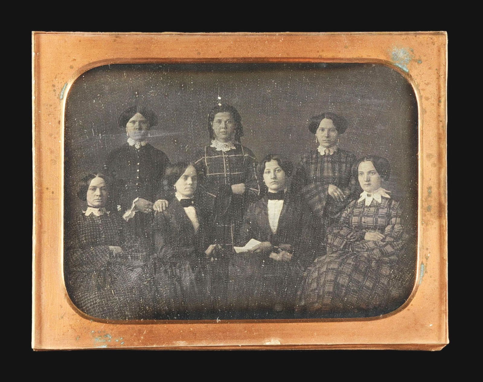 DAGUERREOTYPE 1/2 PHOTO PLATE W/O CASE (1 of 2)
