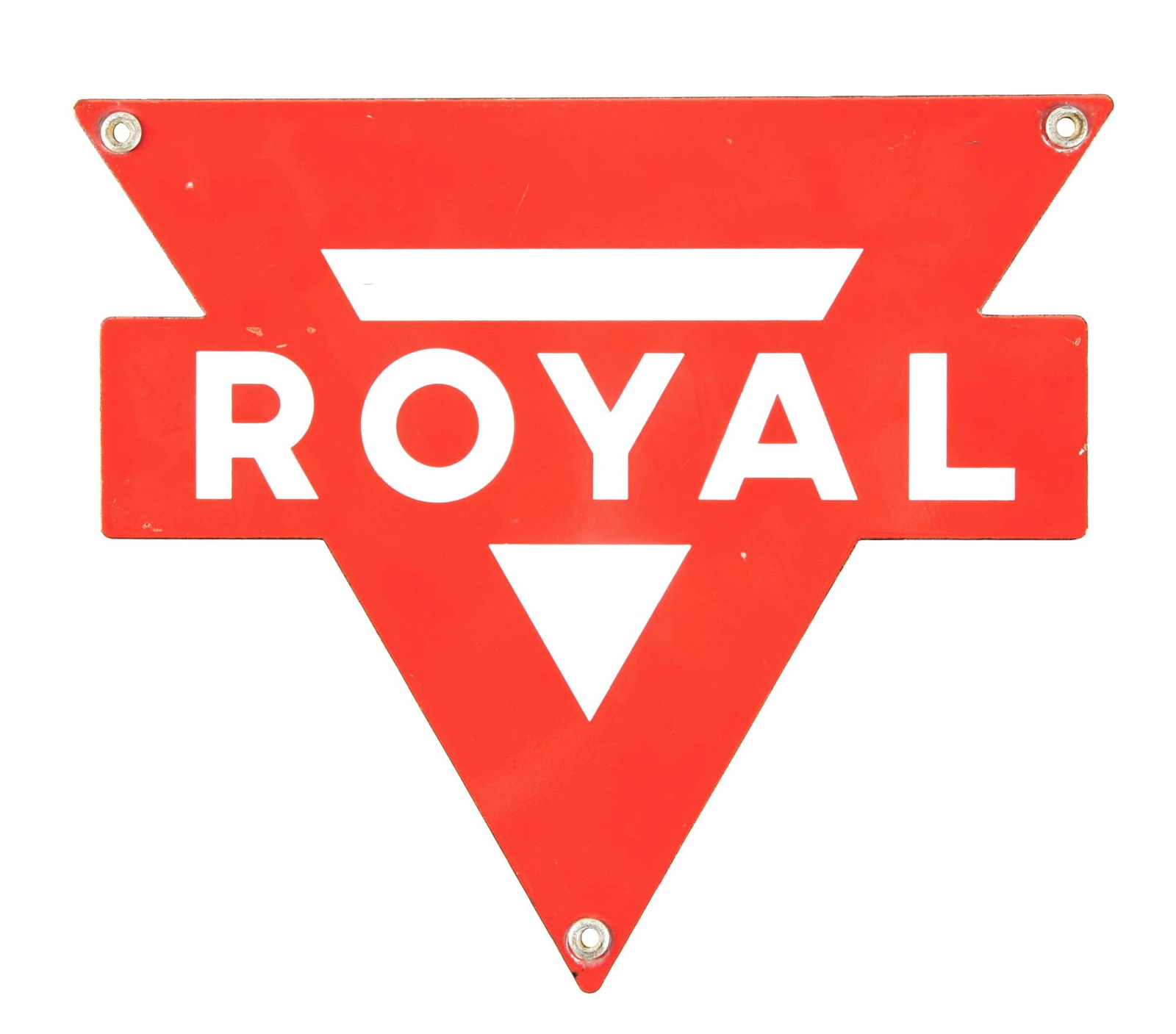 CONOCO ROYAL PORCELAIN PUMP PLATE SIGN. (1 of 2)