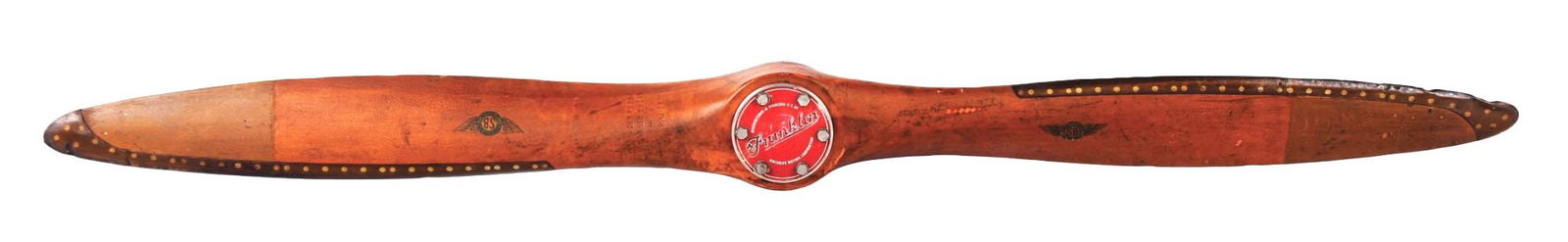 SENSENICH BROTHERS WOODEN AIRPLANE PROPELLER. (1 of 7)