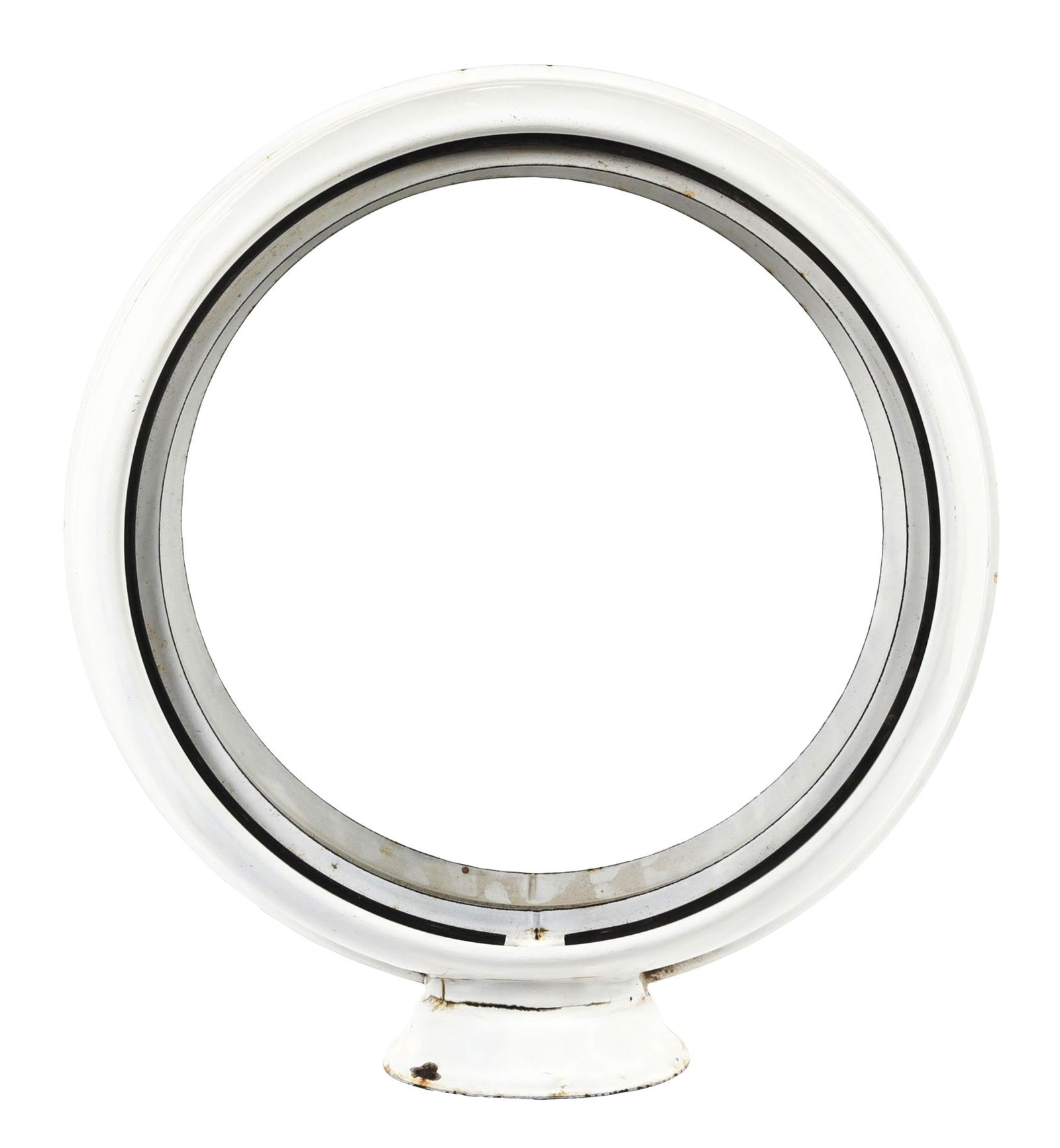 ORIGINAL 15" PORCELAIN HIGH PROFILE GLOBE BODY. (1 of 4)