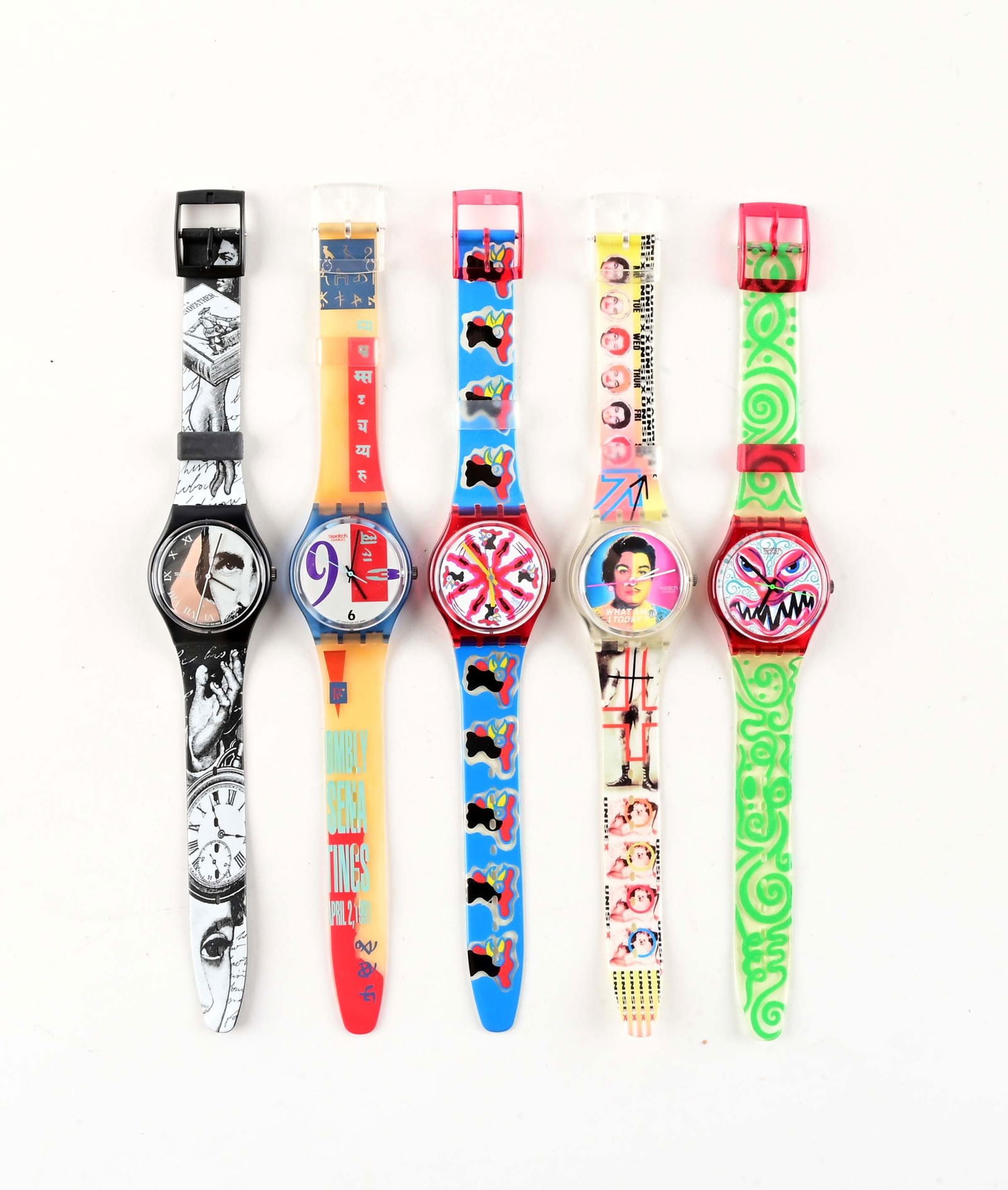 LOT OF 5: STANDARD GENTS SWATCHES (1 of 3)