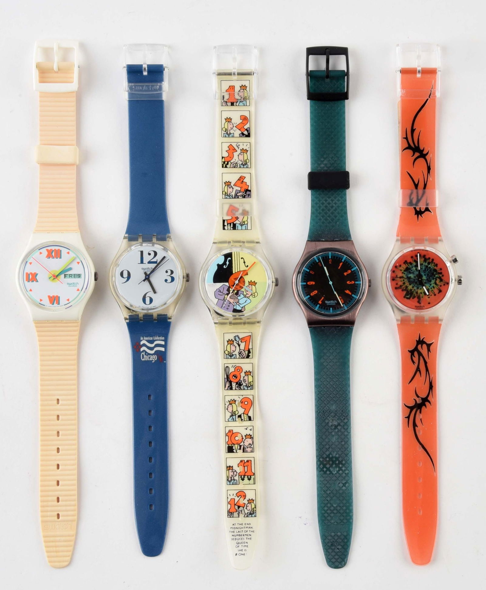 LOT OF 5: ORIGINALS AND SPECIALS SWATCHES (1 of 3)