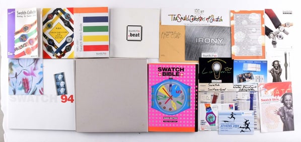 LOT OF: VARIOUS SWATCH GUIDES AND CATALOGS