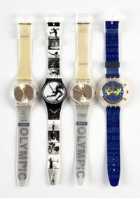 LOT OF 4: OLYMPIC SPECIALS SWATCHES