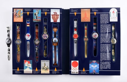 LOT OF 10: OLYMPIC SPECIALS SWATCHES