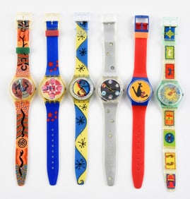 LOT OF 6: ARTIST SET OF SWATCHES