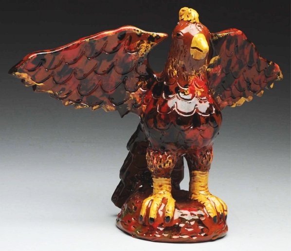 Lester Breininger Incised Spread Wing Eagle.: On base. Condition (Excellent). Size 8 - 1/2" T.