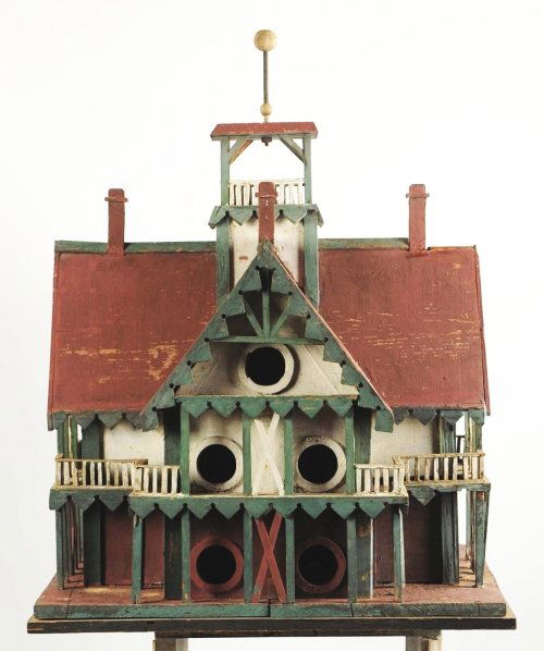 639 Outstanding 19th Century Folk Art Birdhouse. Lot 639