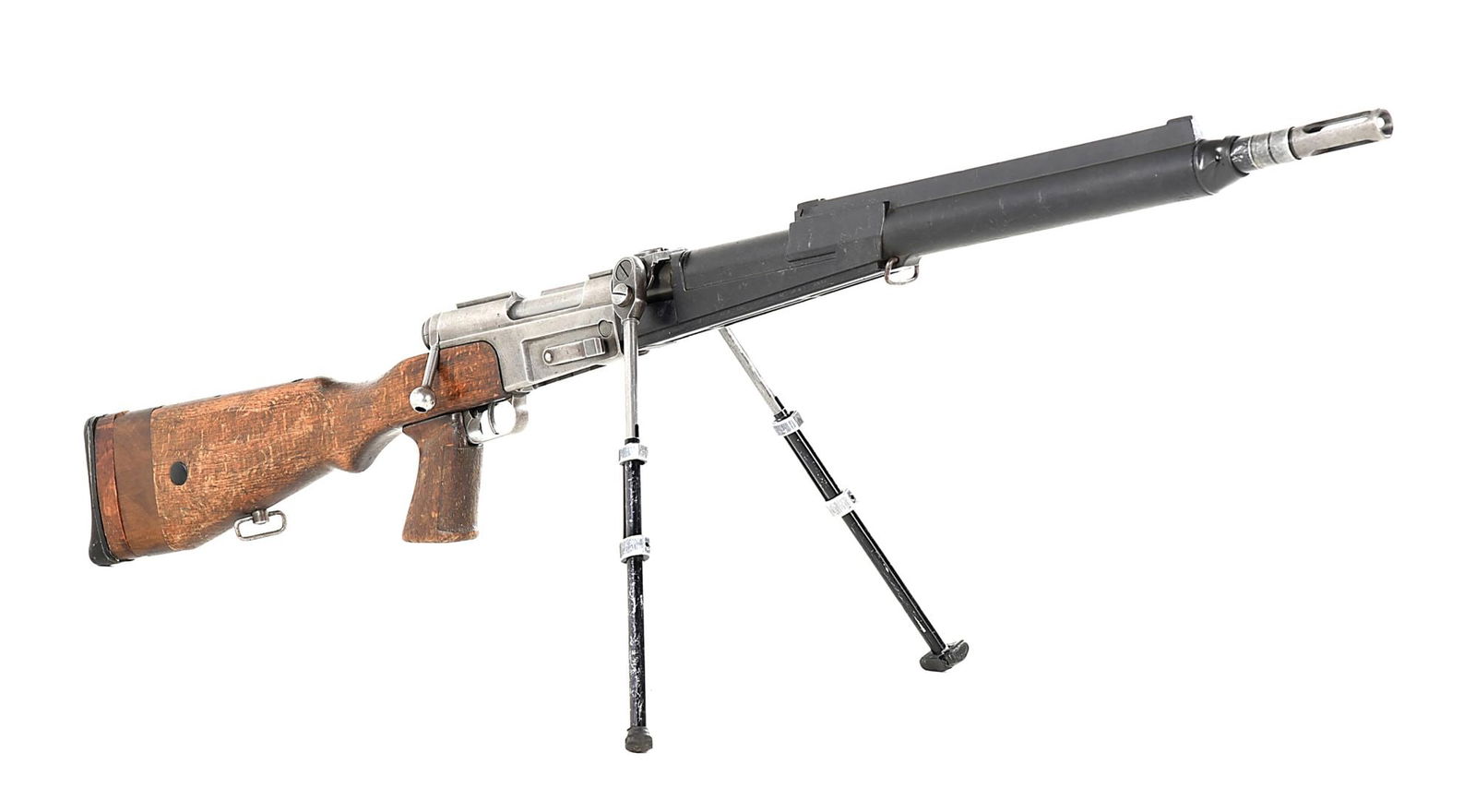 (M) MAS FR F2 BOLT ACTION SNIPER RIFLE WITH ACCESSORIES.: Based on the MAS 36 action, the MAS FR F2 has served as France's primary sniper rifle since 1986. This Navy Arms imported example is fitted with the standard 24" barrel chambered in 7.62 NATO with fla