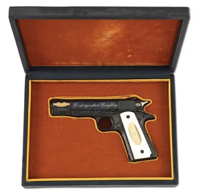 (M) COLT PRESENTATION M1911 A1 TO BOB HOPE "DISTINGUISHED DOUGHBOY, USO" ENGRAVED BY ALVIN WHITE