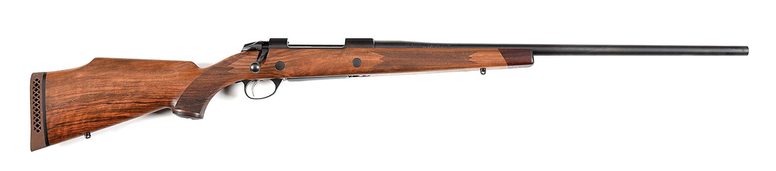 (M) SAKO FINNBEAR 85L DELUXE 7MM REMINGTON MAGNUM BOLT ACTION RIFLE.: Manufactured in Finland by Sako in classic configuration and imported by Beretta USA with matte black finish, checkered oil finished walnut stock, and factory installed Pachmayr recoil pad. Complete w