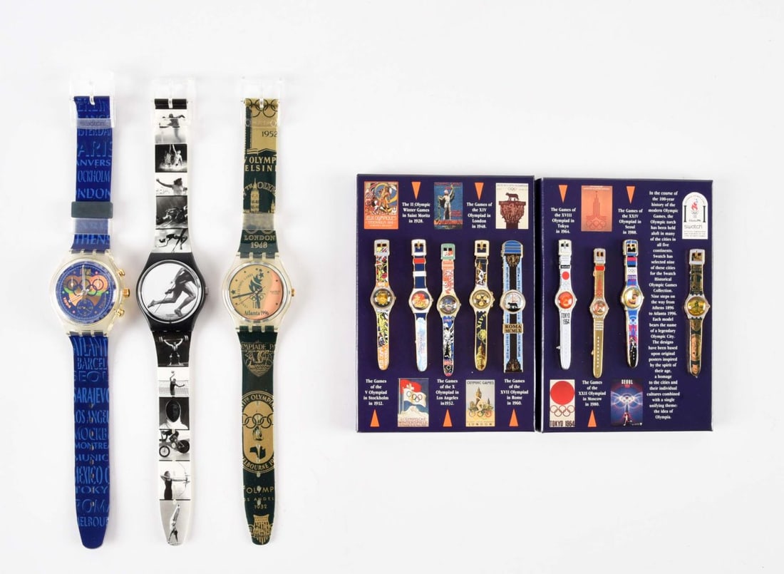 LOT OF 4: LIMITED SPECIAL AND OLYMPIC SPECIALS SWATCHES (1 of 3)