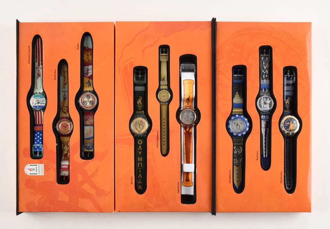 THE SWATCH CENTENNIAL OLYMPIC GAMES COLLECTION SET (1 of 2)