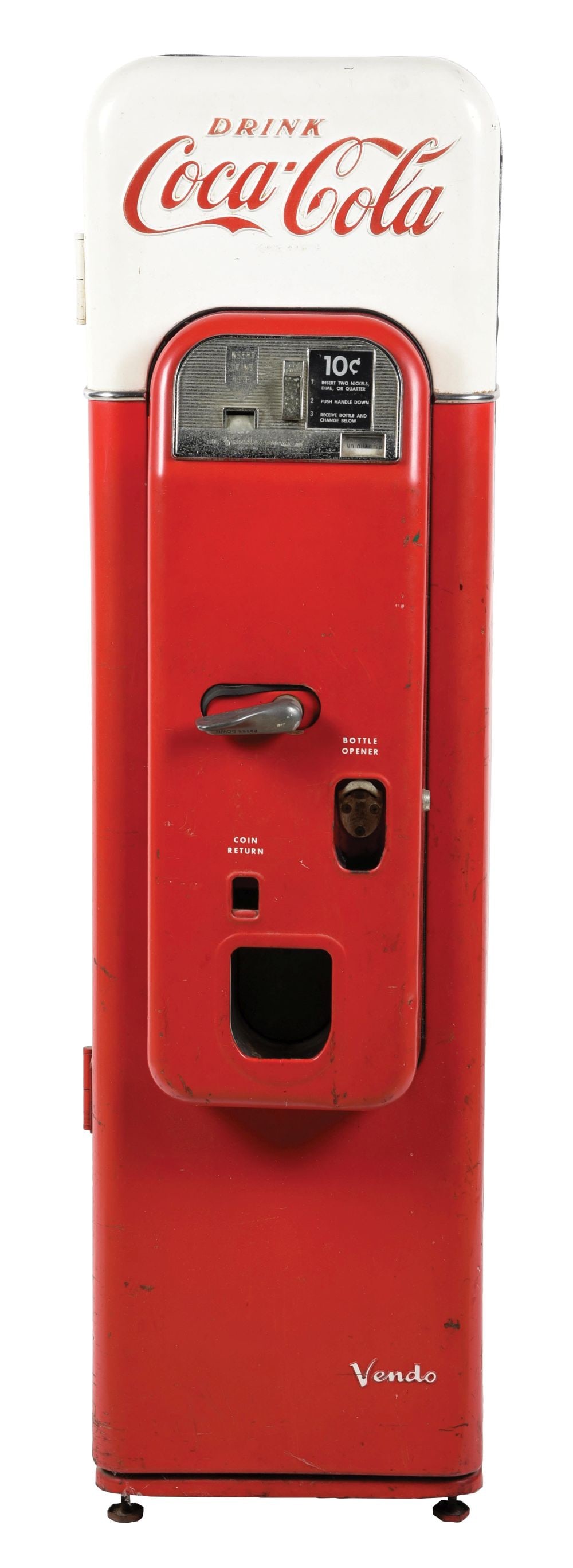 COCA-COLA VENDO 44 VENDING MACHINE. (1 of 6)