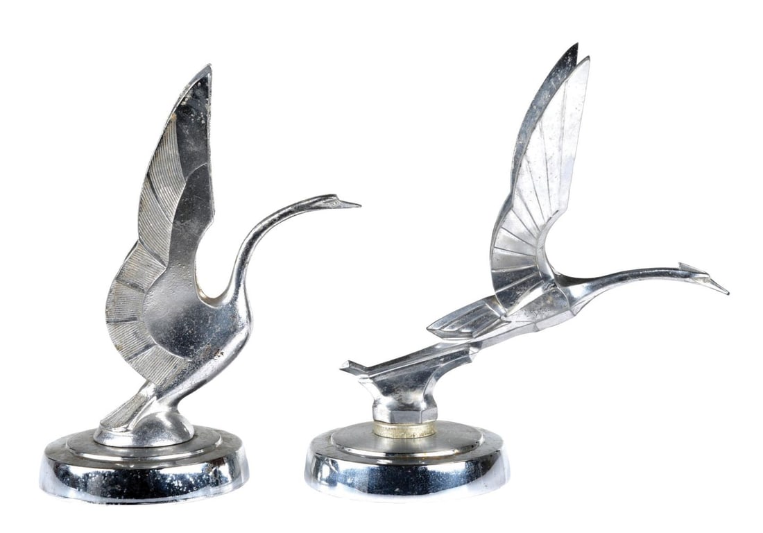 COLLECTION OF 2: CADILLAC & PACKARD HOOD ORNAMENTS (1 of 3)