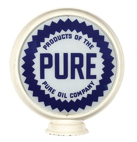 PURE GASOLINE COMPLETE 15" GLOBE ON METAL HIGH PROFILE BODY.