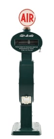 ECO AIR SCALE MODEL #EL SERVICE STATION AIR METER W/ AIR THREE PIECE GLOBE.