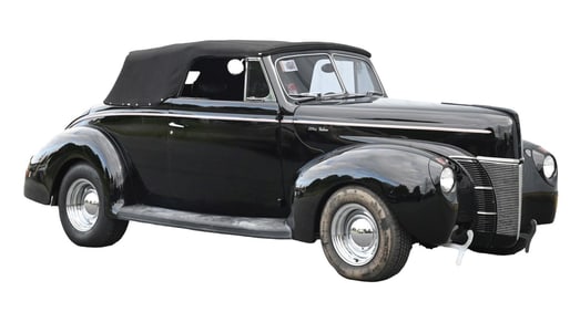 1940 FORD DELUXE TWO DOOR CONVERTIBLE.
