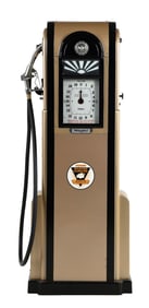WAYNE MODEL #866 GAS PUMP RESTORED IN AVIATION GASOLINE.