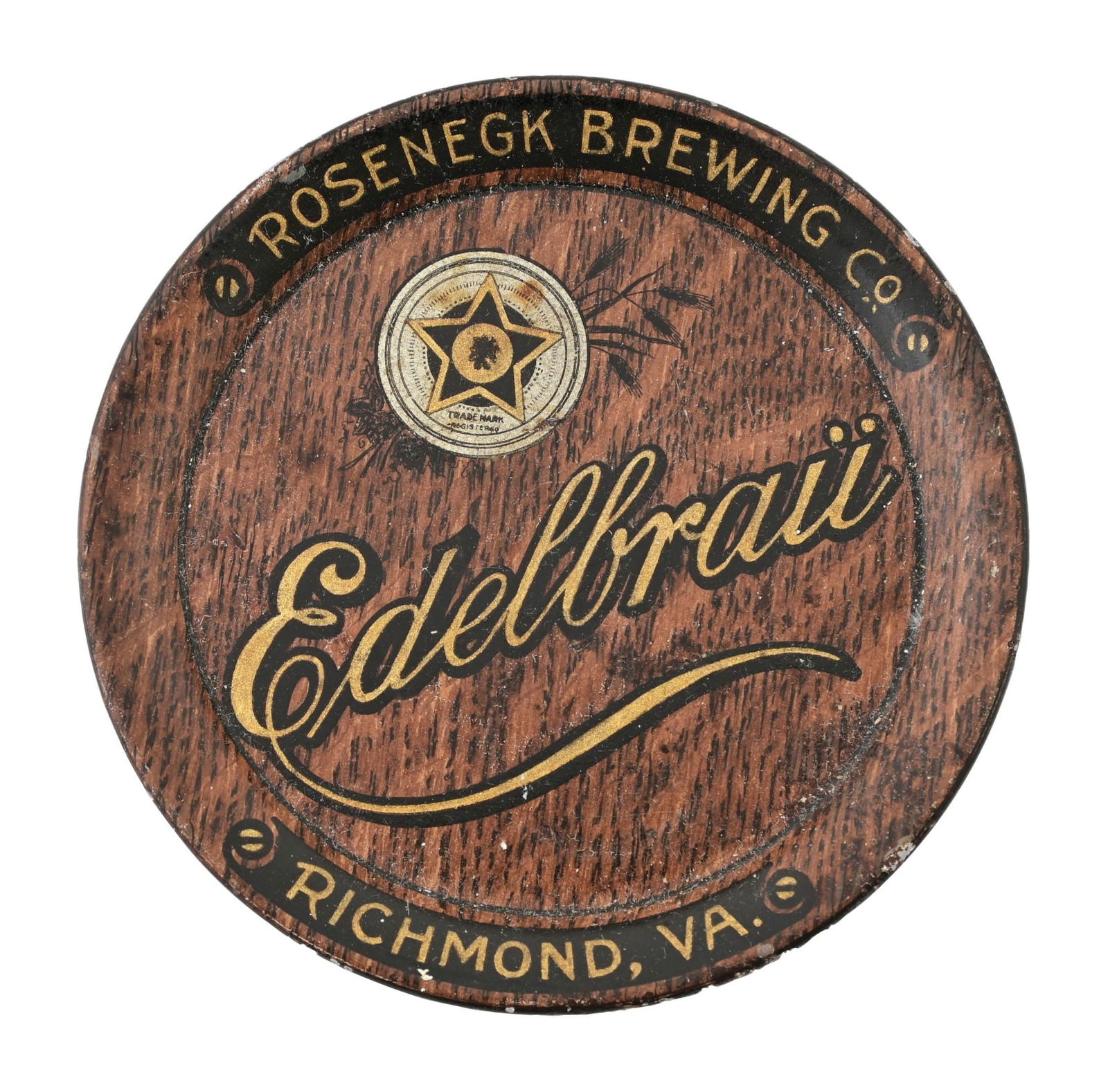 ROSENEGK BREWING EDELBRAU BEER TIP TRAY (1 of 2)