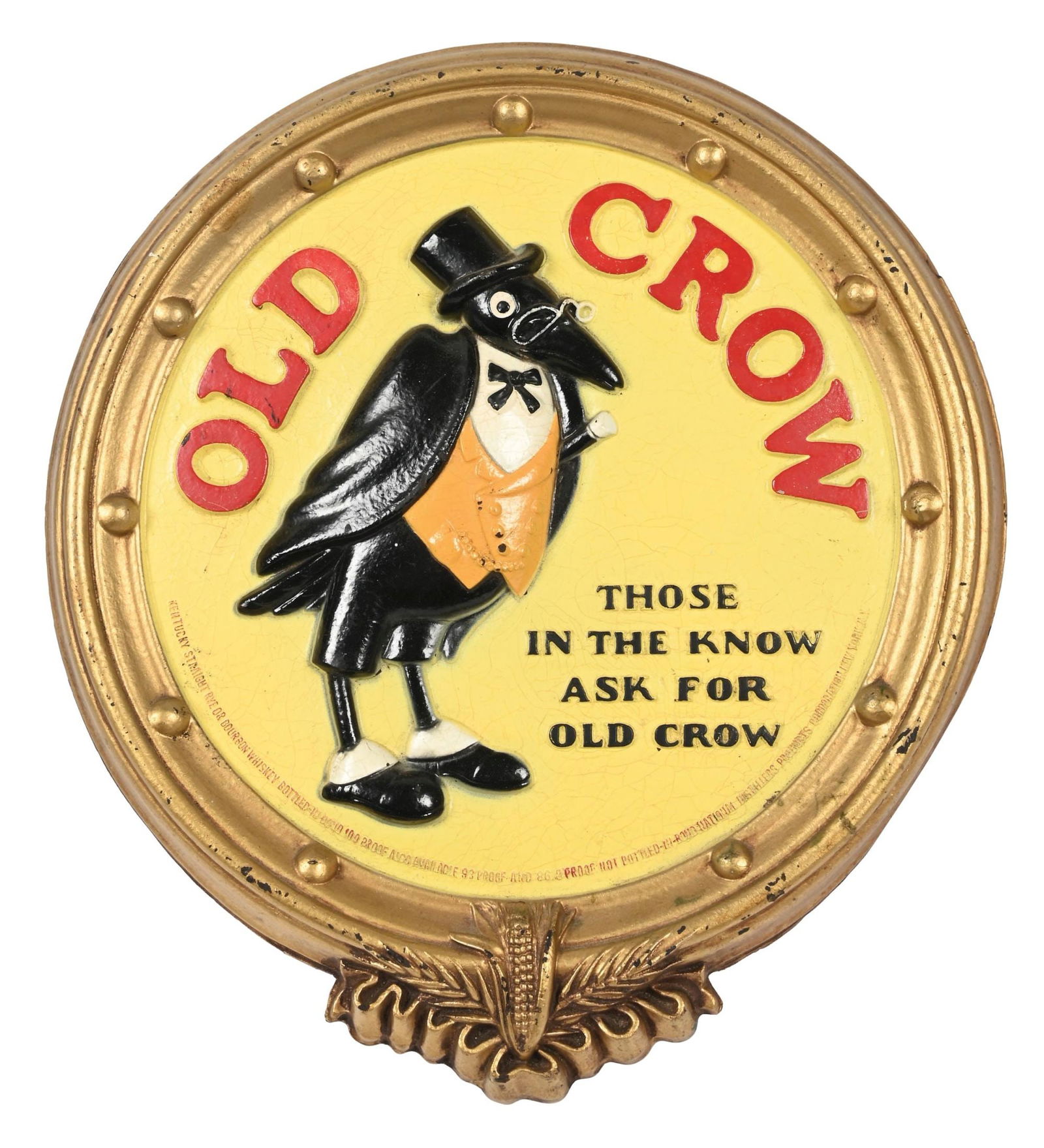 3D COMPOSITION SIGN ADVERTISING OLD CROW (1 of 2)