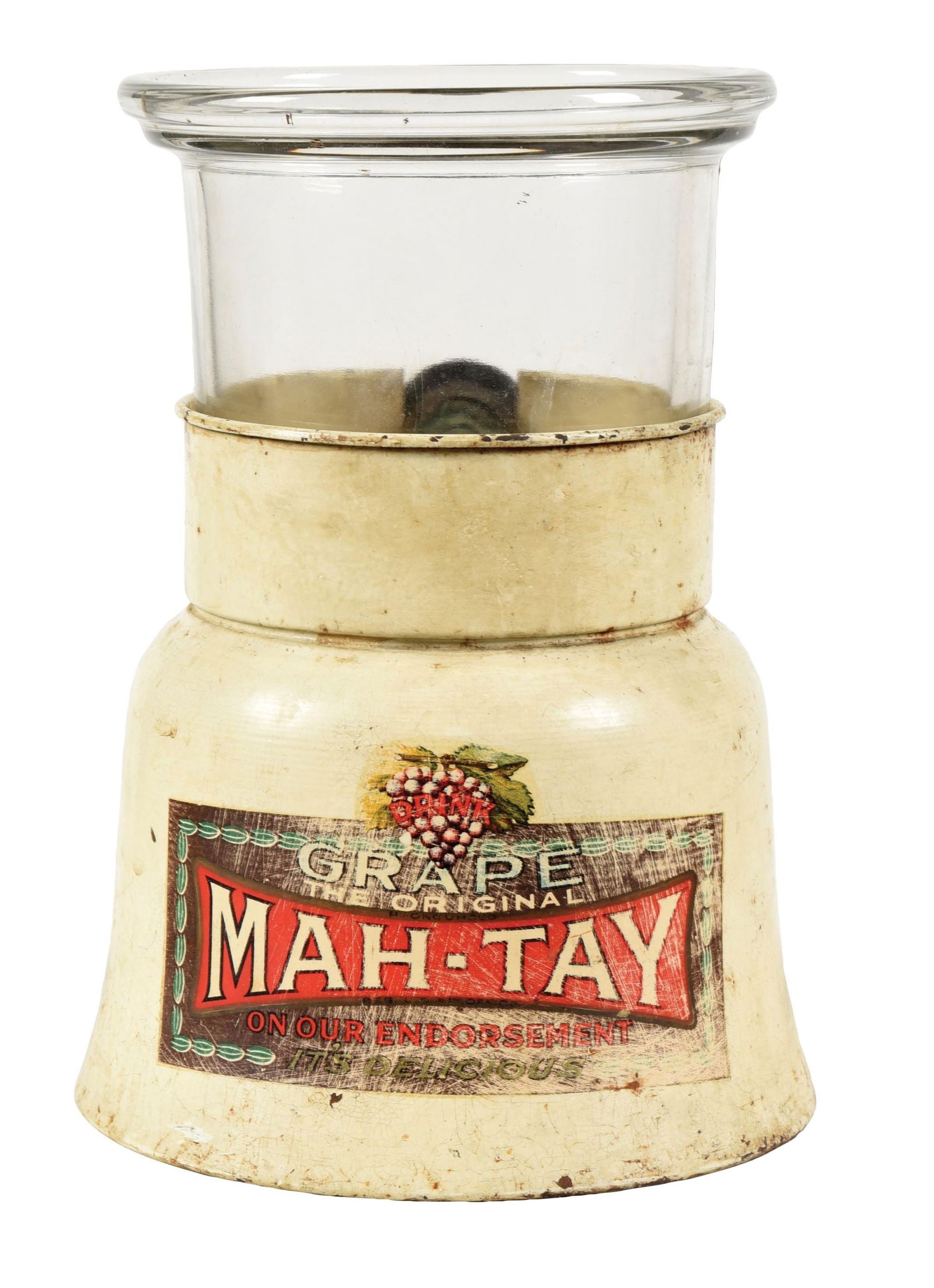 GRAPE MAH-TAY COUNTER TOP SYRUP DISPENSER (1 of 4)