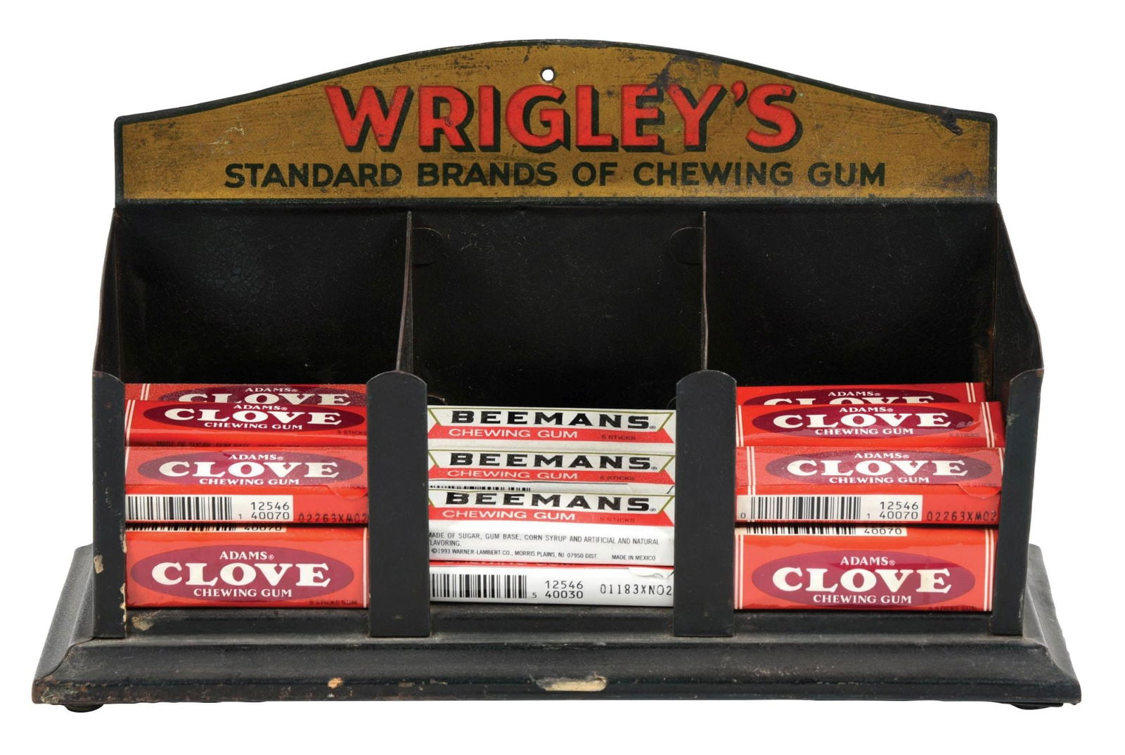 TIN COUNTER DISPLAY FOR WRIGLEY'S CHEWING GUM (1 of 2)