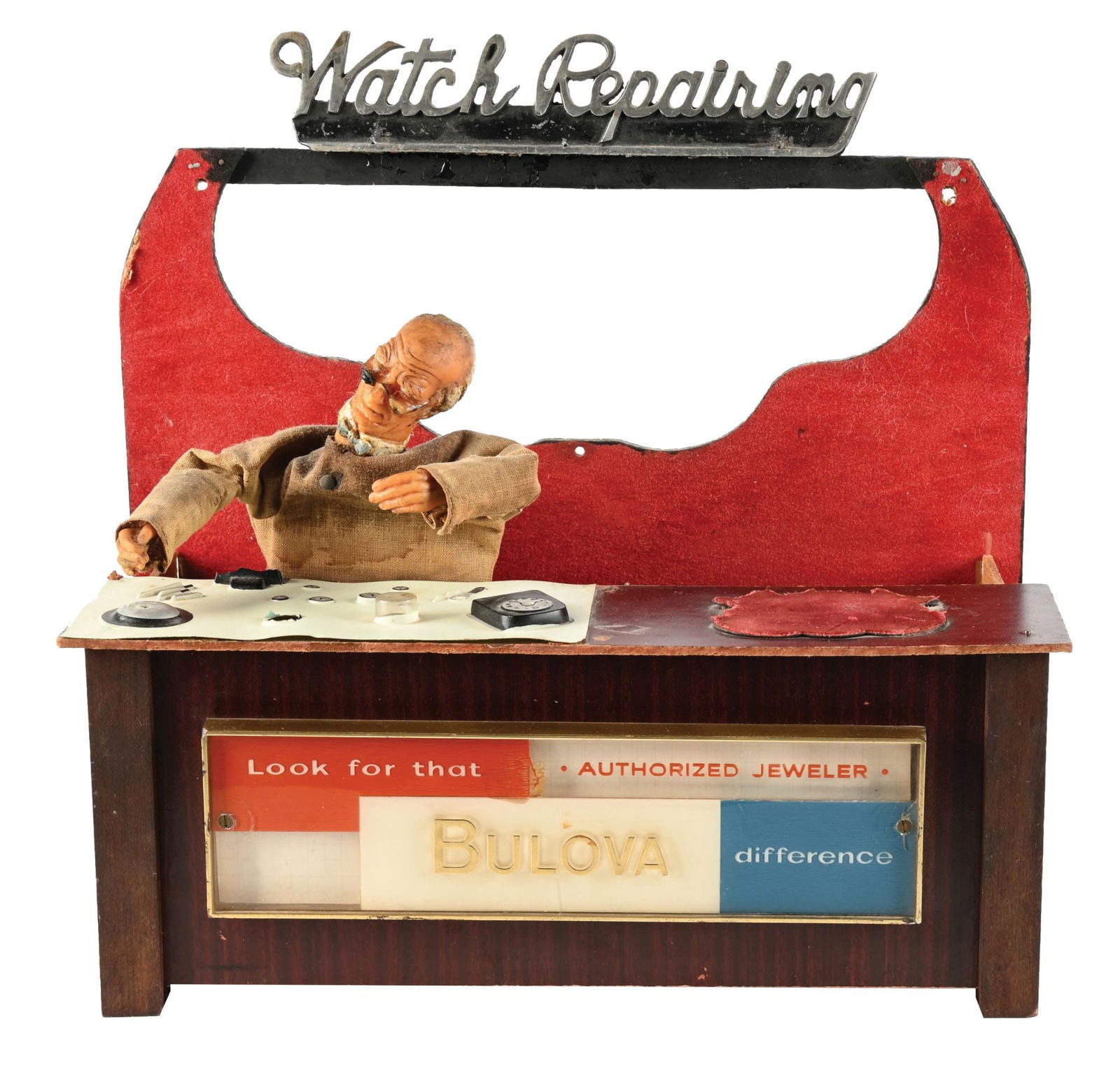BULOVA WATCH REPAIR COUNTERTOP STORE DISPLAY (1 of 5)