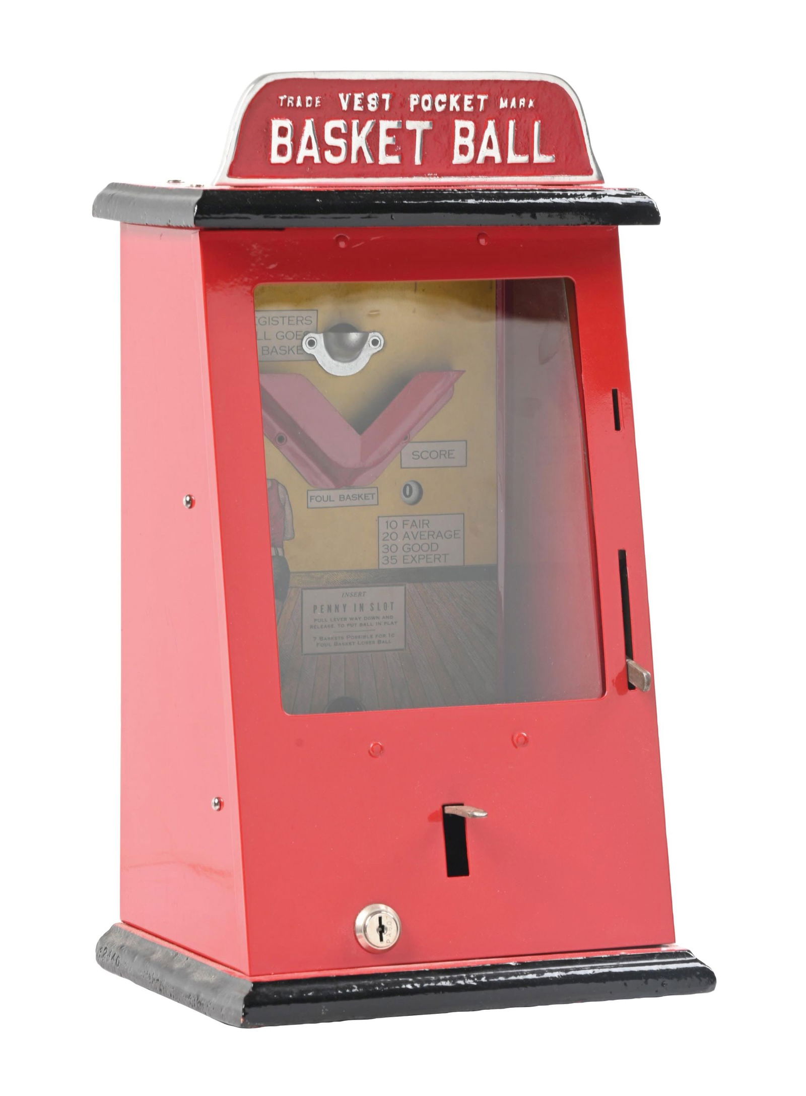 1¢ VEST POCKET BASKETBALL ARCADE MACHINE (1 of 4)