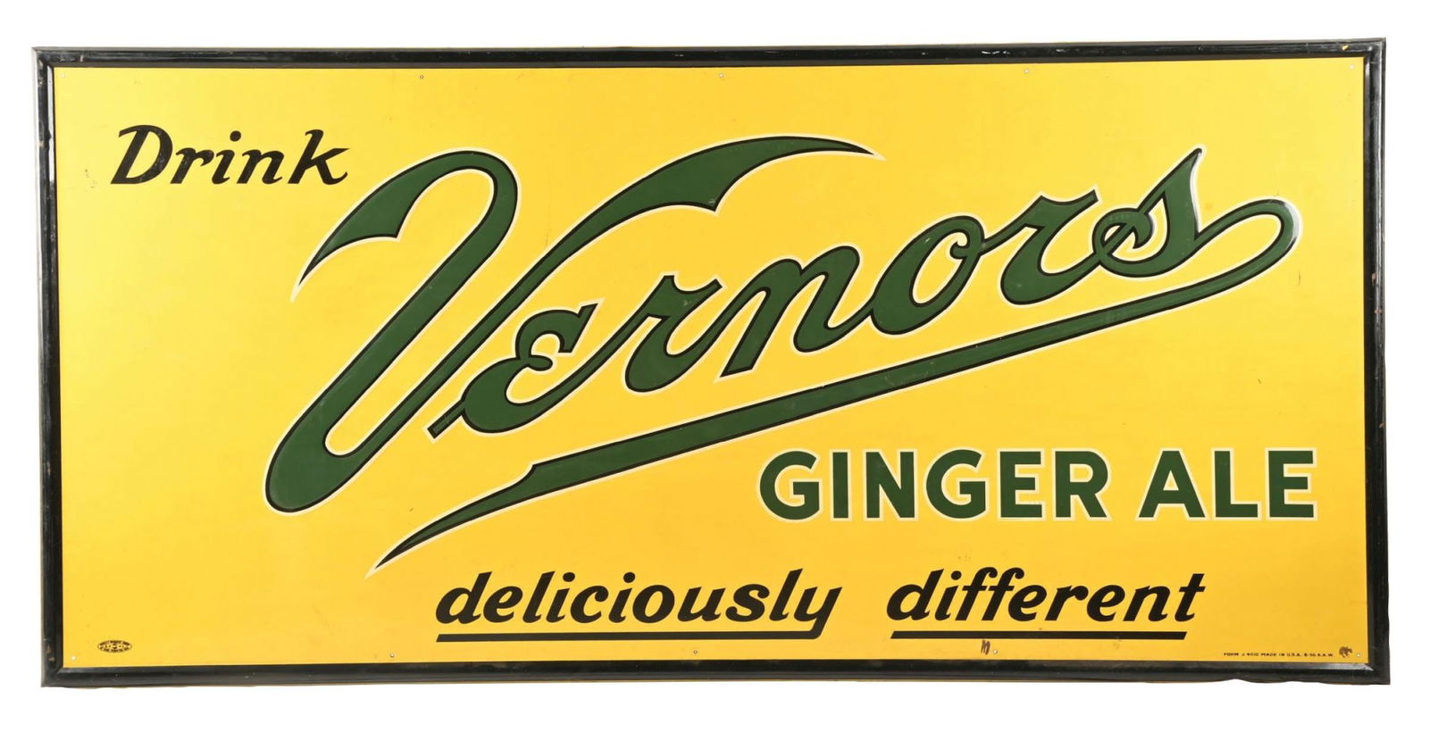 TIN DRINK VERNORS GINGER ALE SIGN (1 of 4)