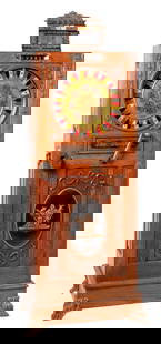 5¢ MILLS NOVELTY "THE JUDGE" UPRIGHT SLOT MACHINE: C. 1900. The Mills Novelty Co. Chicago Il. The Judge is a remarkable floor model slot machine that the Mills Novelty Company produced in 1899 and distributed for several years. Not only does the oak