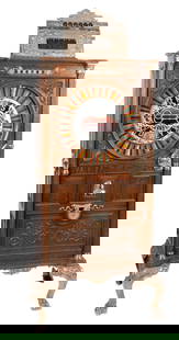 25¢ MILLS DEWEY UPRIGHT SLOT MACHINE: C: 1905 The Mills Novelty Co. Chicago. This is a very fine example of an original Dewey two-bits upright slot machine. Purchased from the Harrah's Collection. CONDITION: Original wheel, front glass,