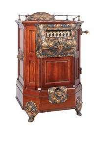 5&#162; CAILLE BROS. ROULETTE FLOOR MODEL SLOT MACHINE