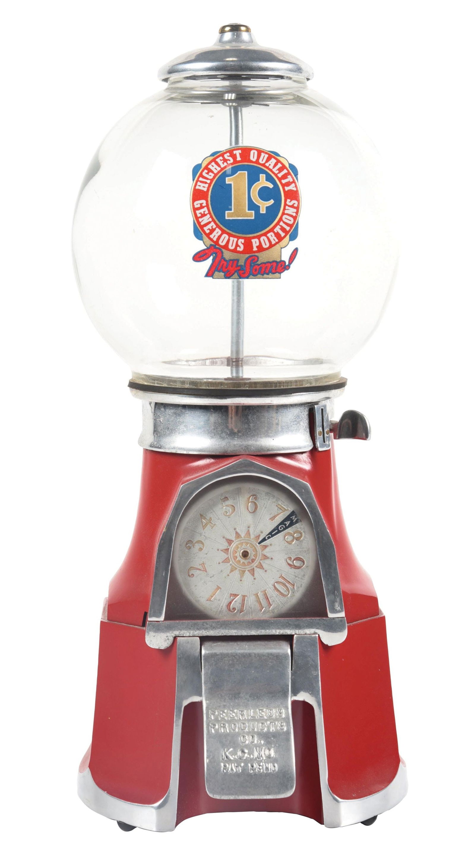 1¢ PEERLESS "MAGIC VENDOR" VENDING MACHINE (1 of 4)