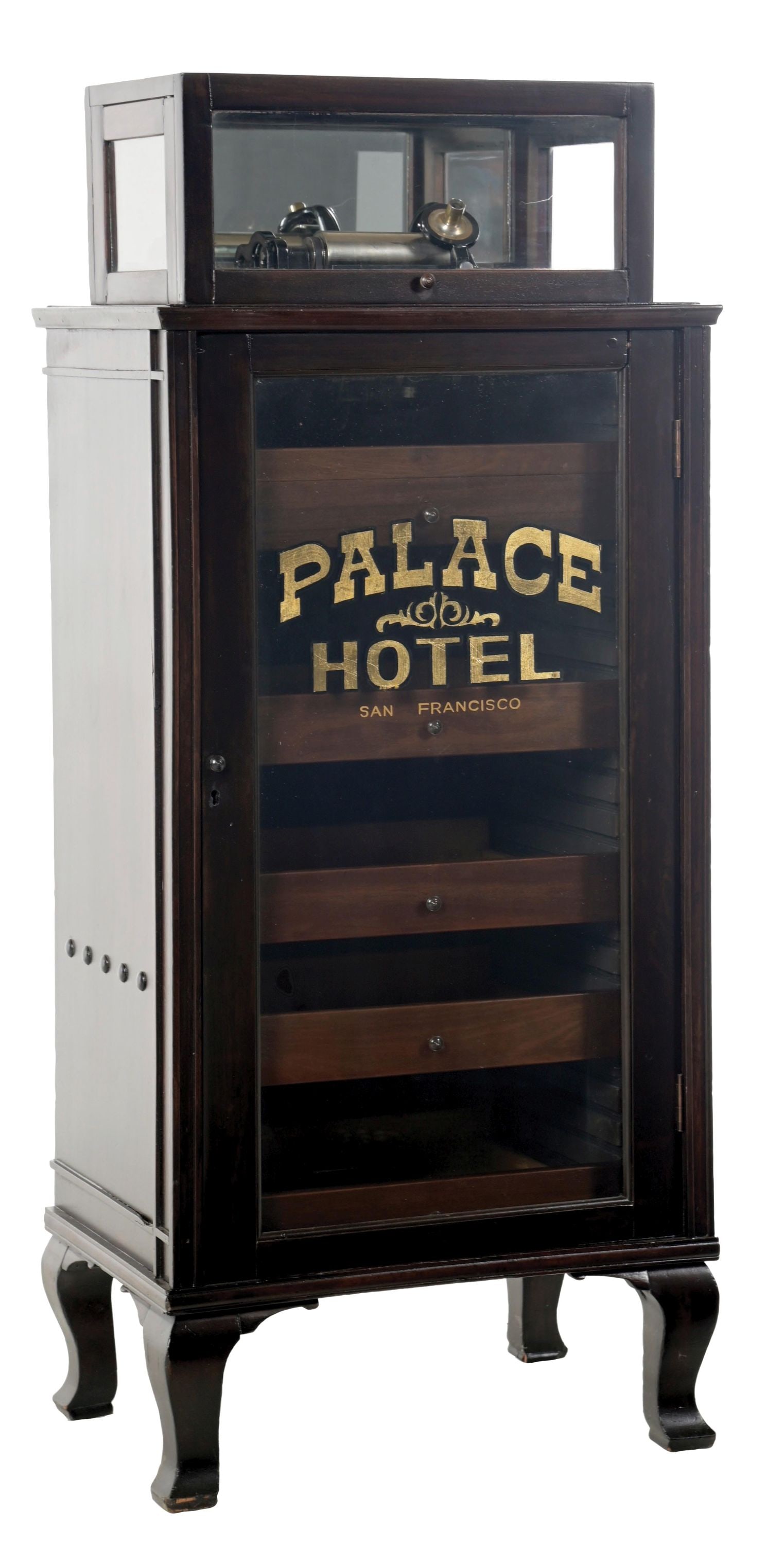 CUSTOM THOMAS A. EDISON CABINET PHONOGRAPH FROM THE PALACE HOTEL IN SAN FRANCISCO (1 of 9)
