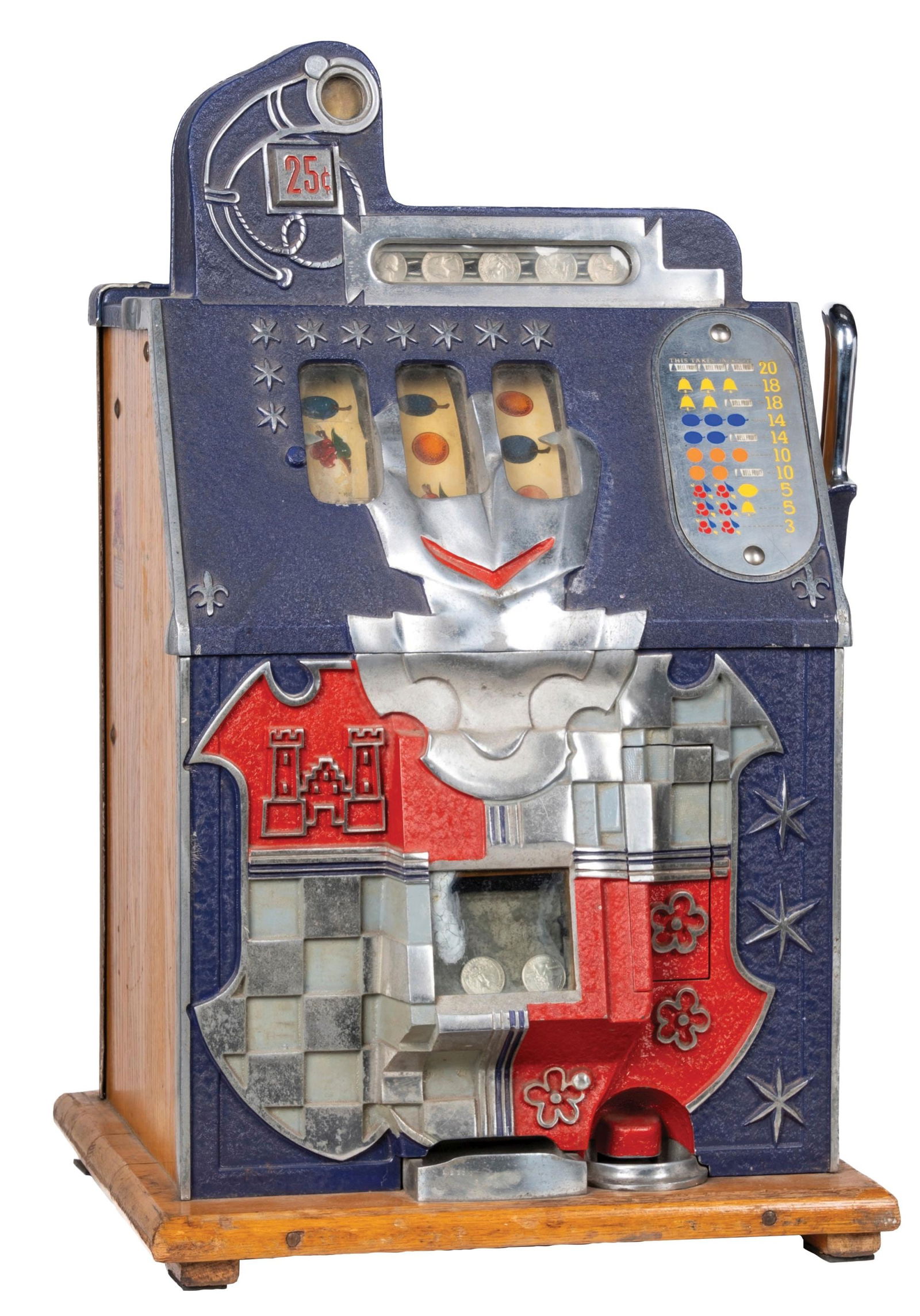 25¢ MILLS CASTLE FRONT SLOT MACHINE (1 of 7)