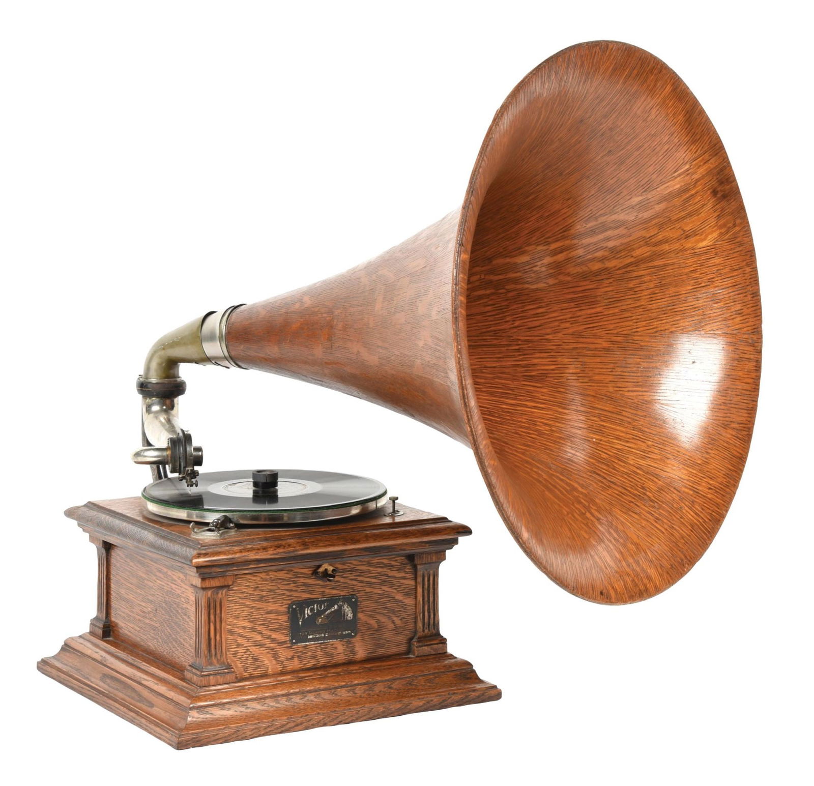 VICTOR TALKING MACHINE CO. MODEL 3 PHONOGRAPH. (1 of 6)