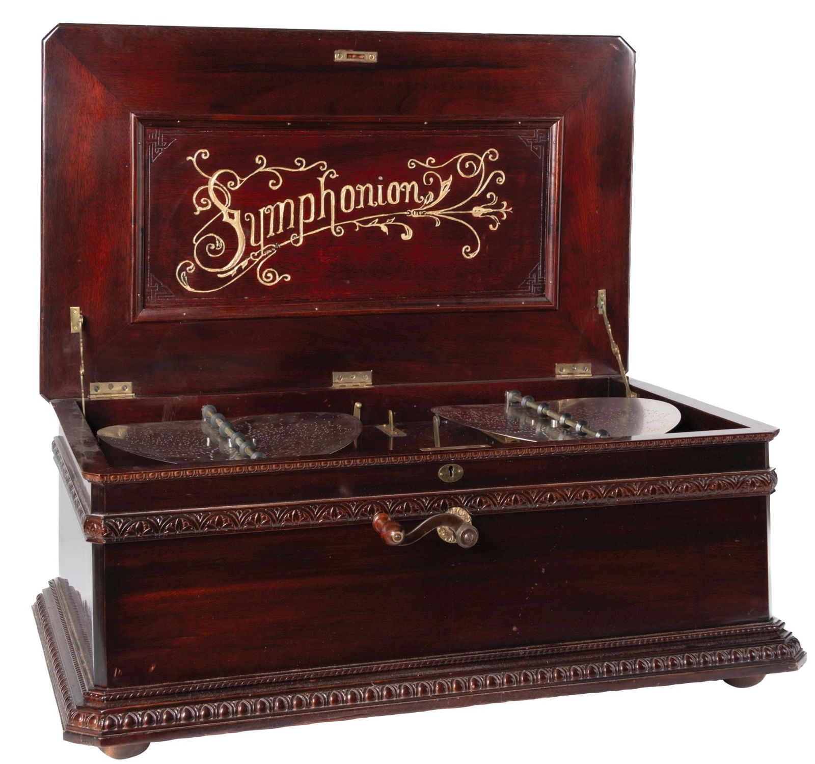 RARE SYMPHONIAN TWIN DISC MUSIC BOX (1 of 7)