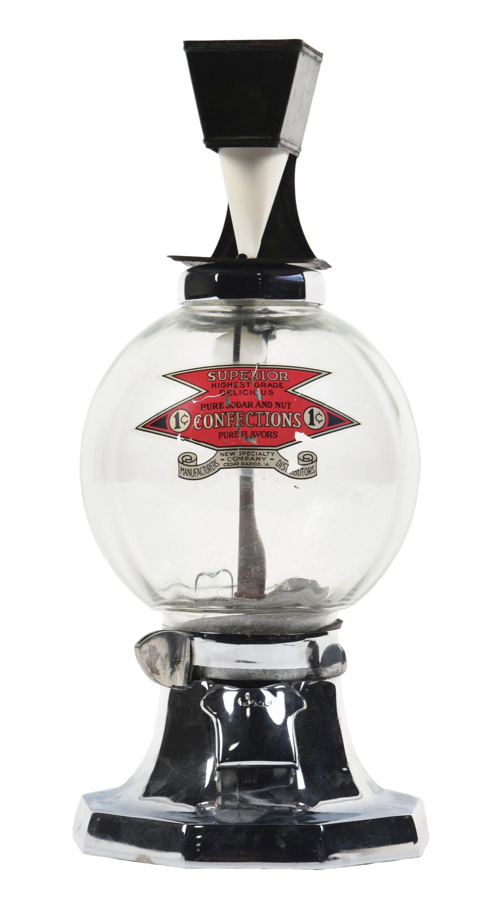 1¢ SIMPSON ARISTOCRAT HOT NUT PEANUT VENDING MACHINE (1 of 4)