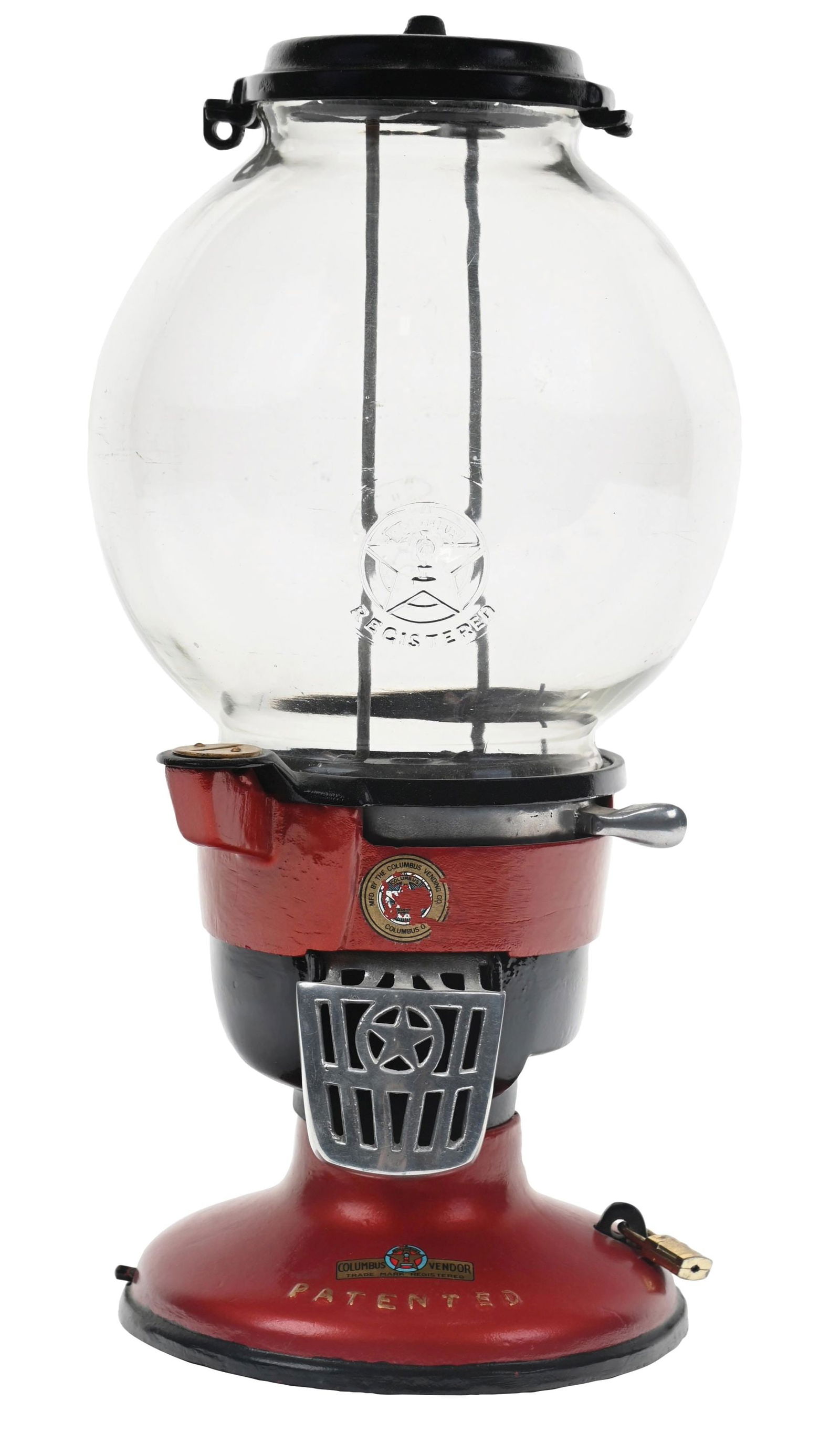 1¢ COLUMBUS MODEL B PEANUT VENDING MACHINE (1 of 4)