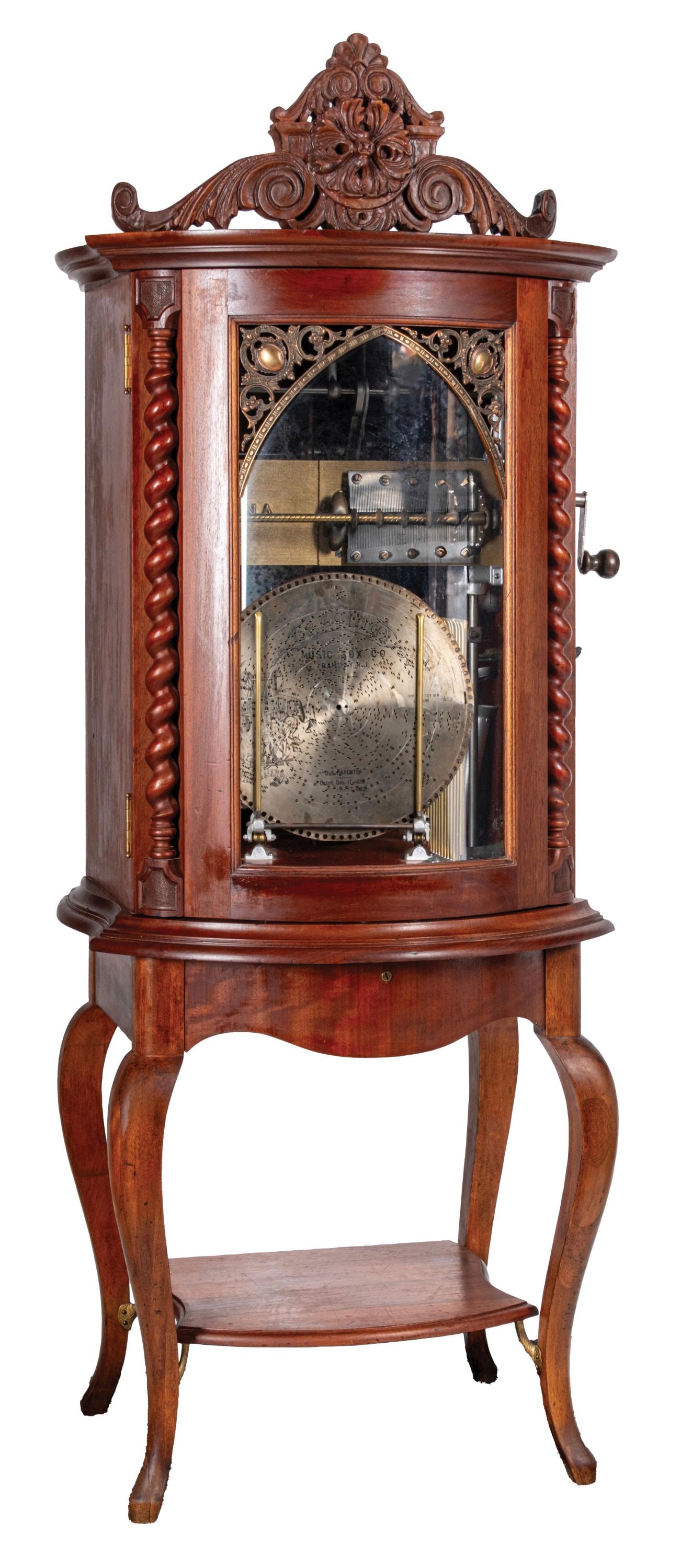 REGINA STYLE 36 AUTO CHANGER COIN OPERATED DISC MUSIC BOX (1 of 8)