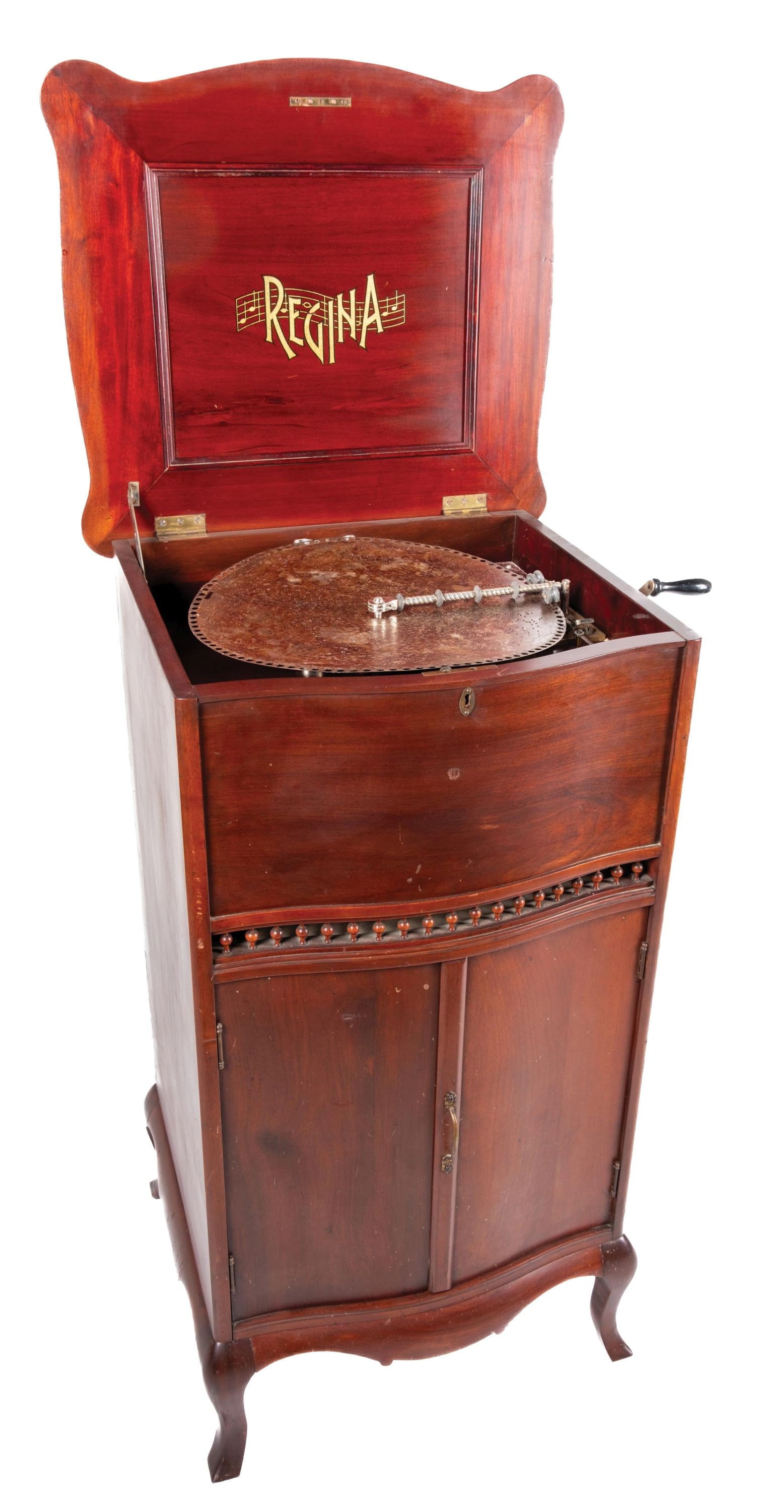 REGINA 15 1/2" FLOOR MODEL MUSIC BOX (1 of 7)