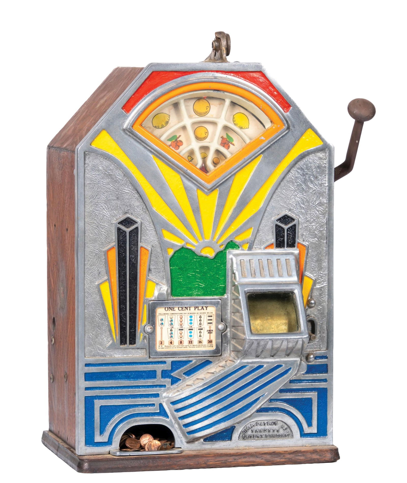 1¢ JENNINGS LITTLE DUKE MODEL C SLOT MACHINE (1 of 7)