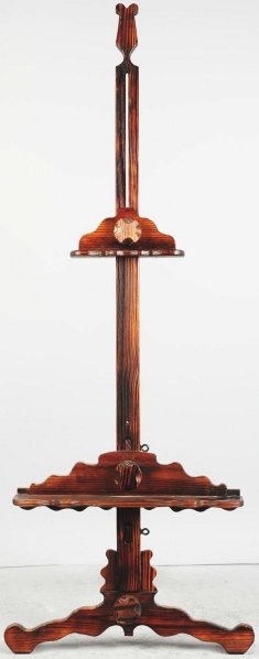Very Large Oak Easel Display Stand.: For a large picture or poster. Condition (Excellent). Size 79" T.