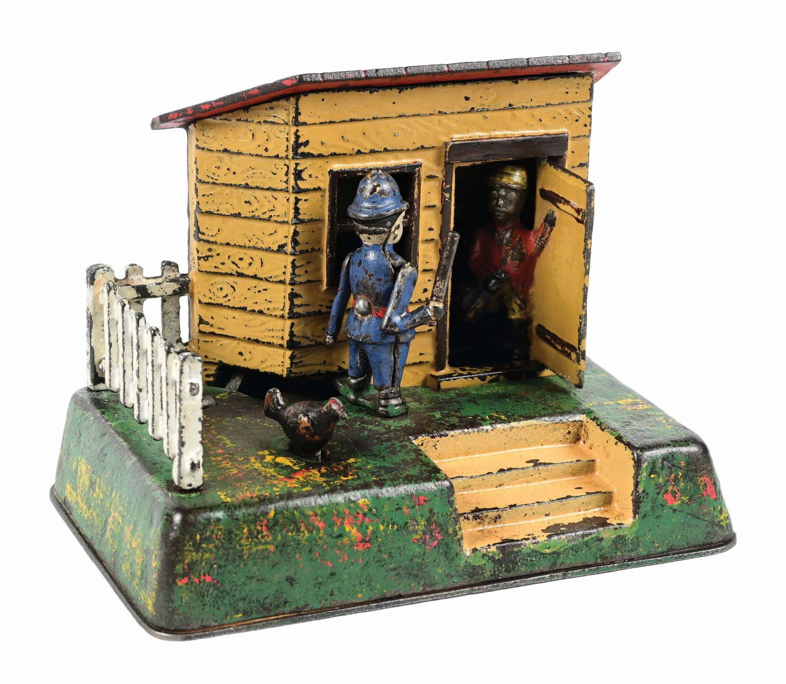 KEYSER & REX UNCLE REMUS CAST IRON MECHANICAL BANK (1 of 5)